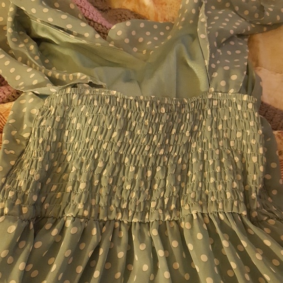 Floor length polka dot dress - Picture 4 of 4